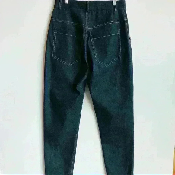 COLOVOS IKRAM High Waisted Dark Jeans. - Picture 2 of 9